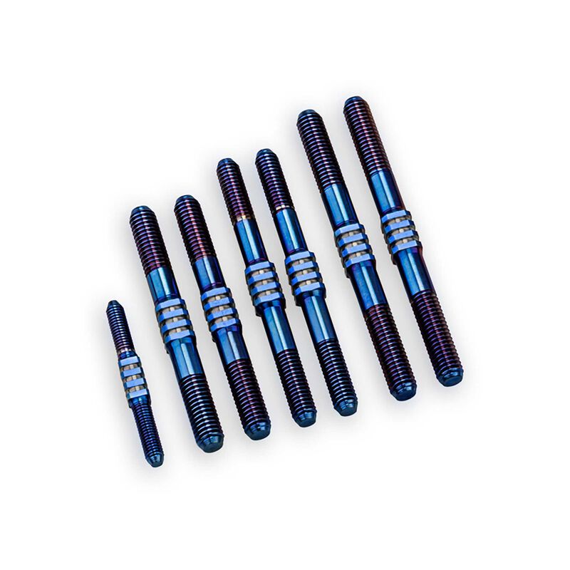 Fin Titanium Turnbuckle, Blue (7): TLR 8ight-X 2.0, XE