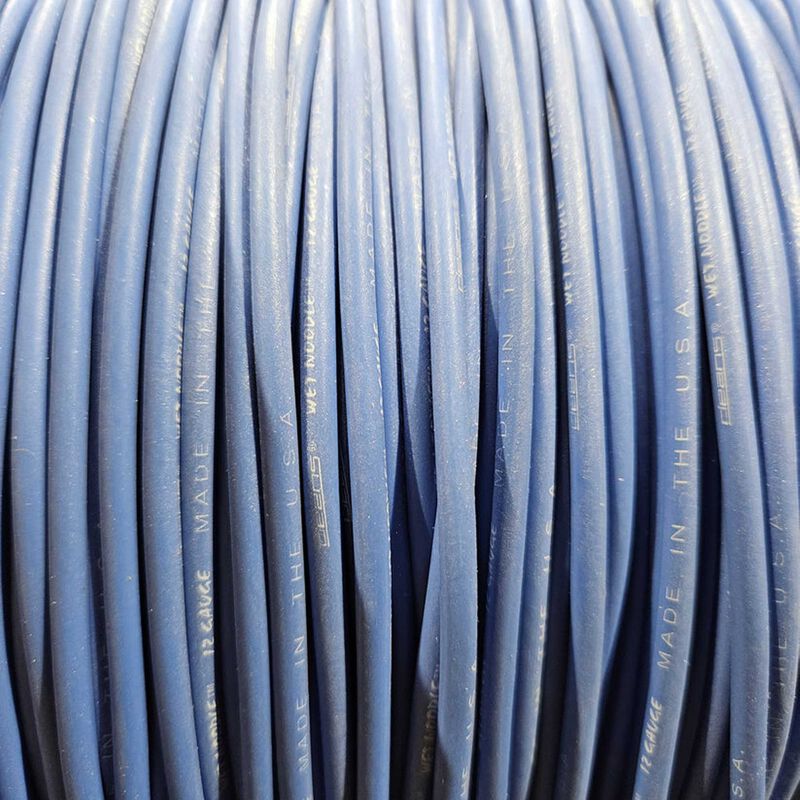 30' Blue 12 Gauge Wet Noodle