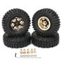 Brass Weight Add-On (4) Wheels & Tires 175g Total for Axial SCX24 O,D.=55mm