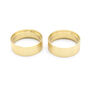 1.9 Brass 1.0" Wheel Clamp Rings (Pair)