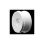 1/8 Double Down Super Soft Long Wear Pre-Mounted Tires, White EVO Wheels (2): Buggy