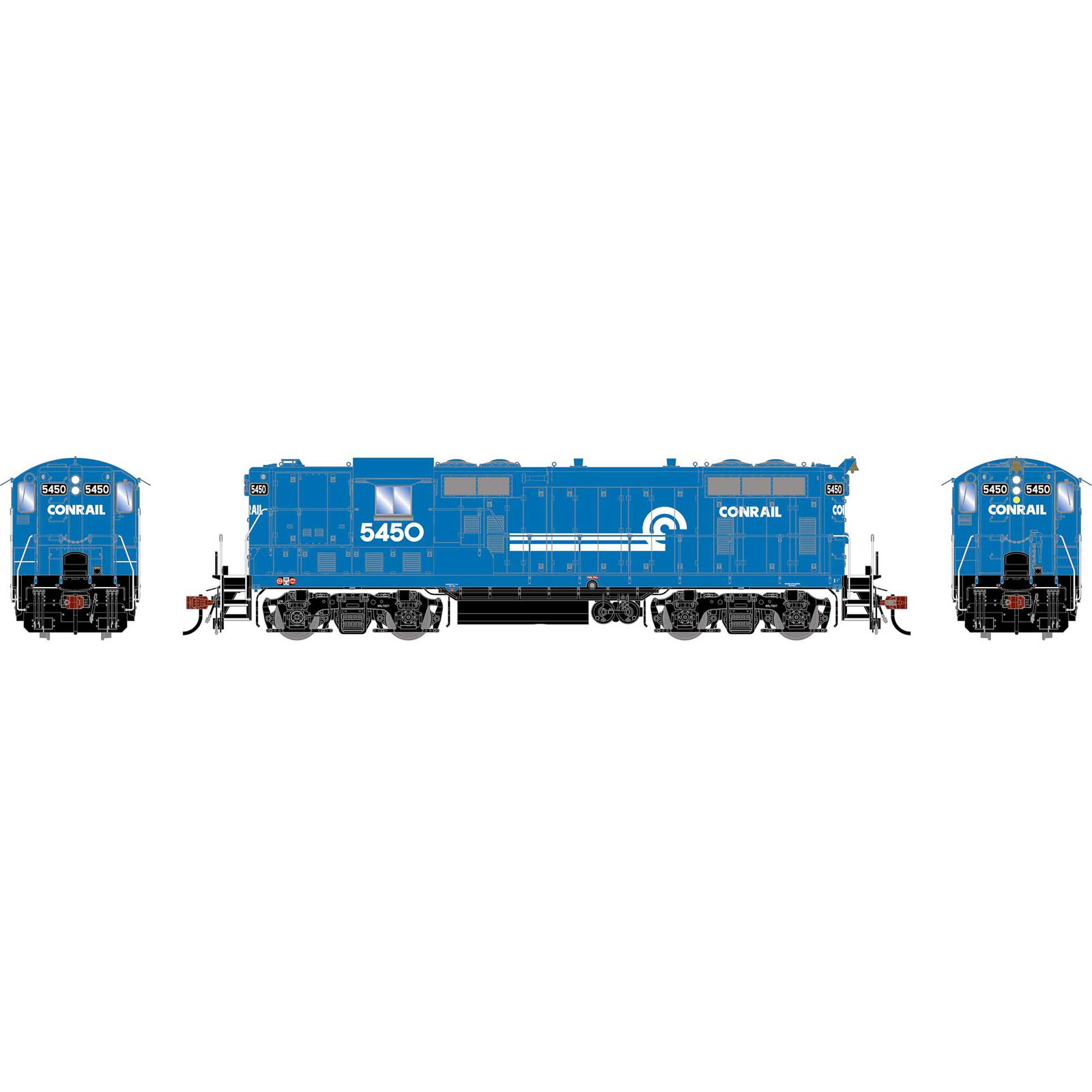 HO GEN GP8 Locomotive w/DCC & Sound, CR #5450