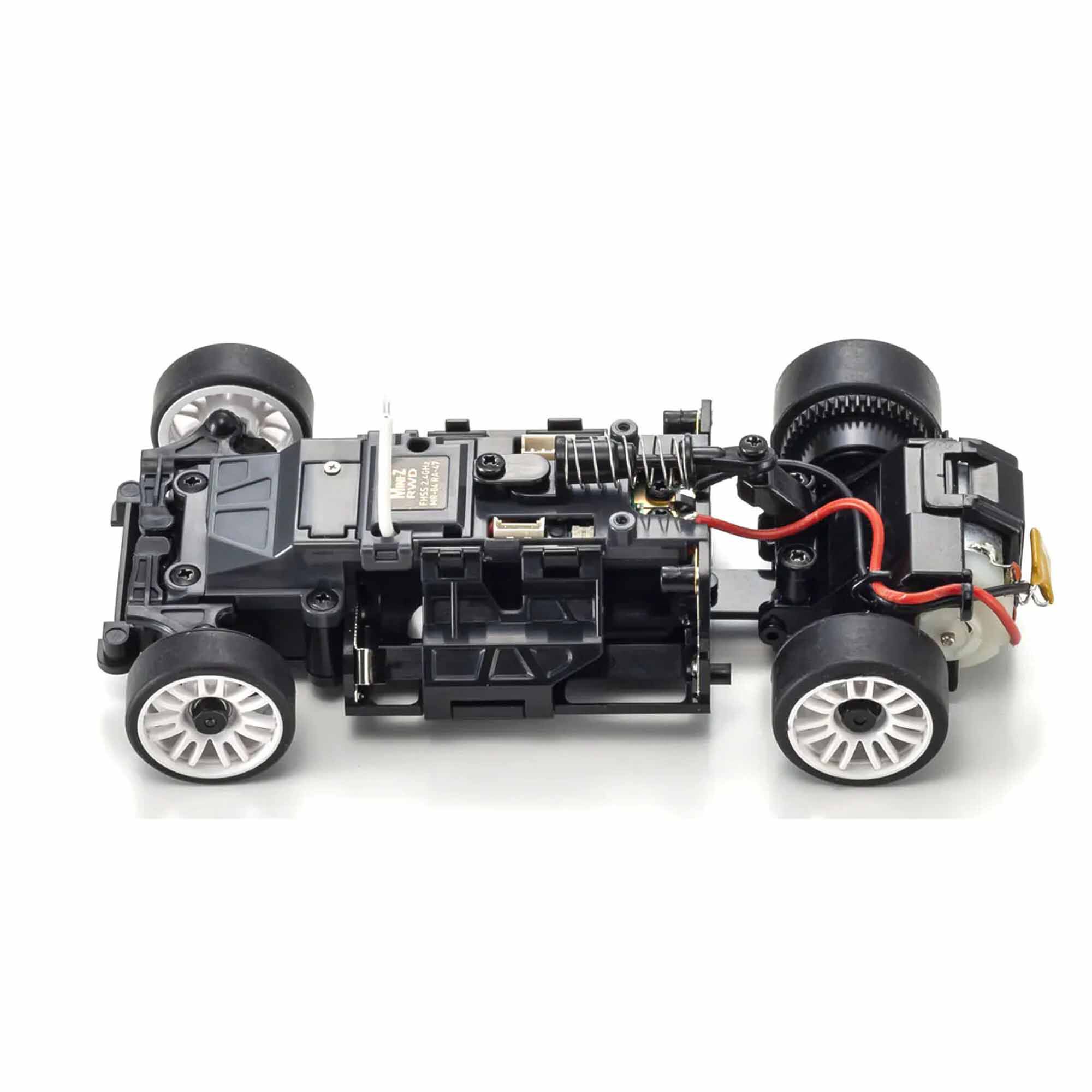 Kyosho 1/28 Porsche 911 GT3 RS Mini-Z RWD RTR, Metallic Silver