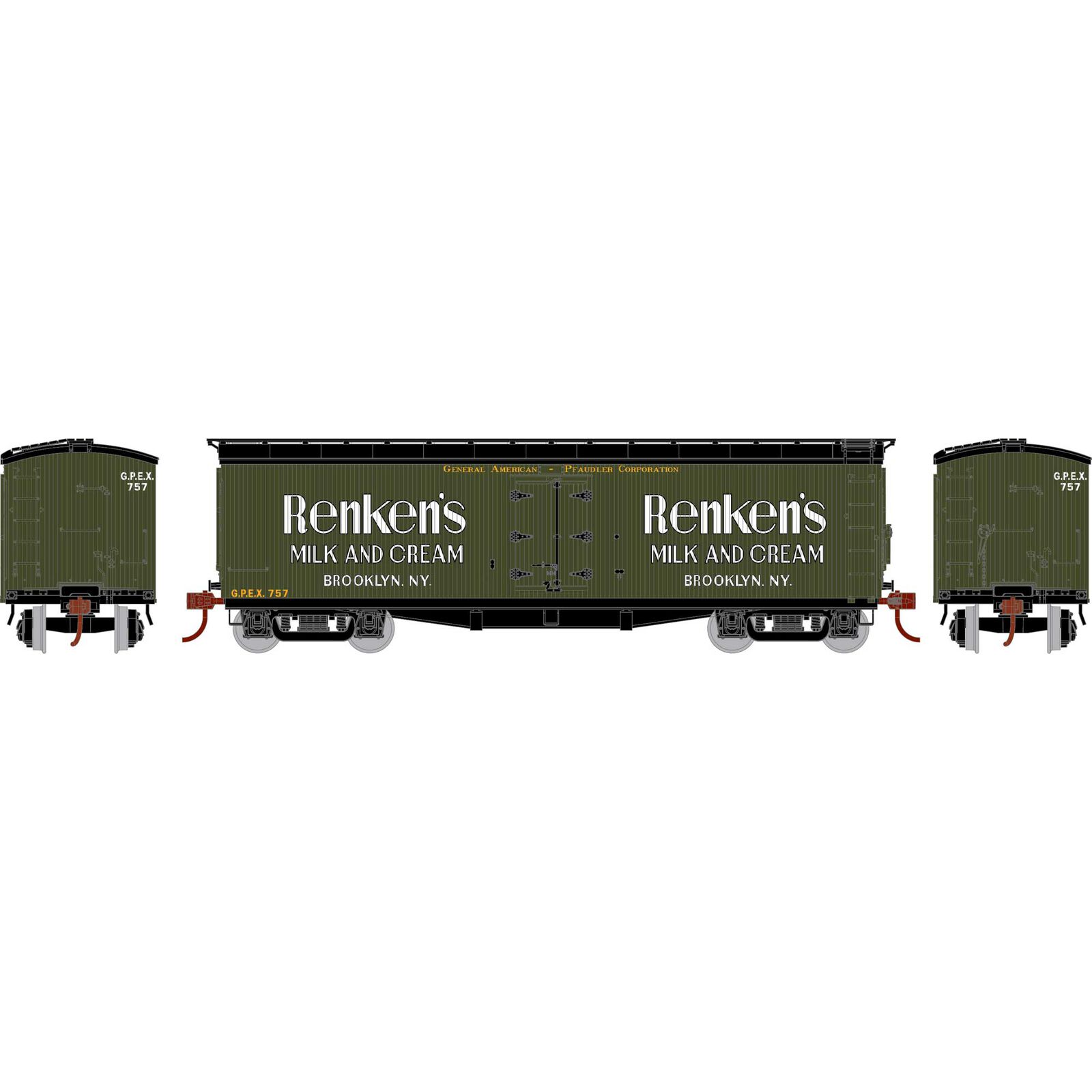 N ATH 40' Pfaudler Wood Milk Car, GPEX #757