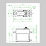 400:SC V2 Standard Digital Metal Gear Waterproof Programmable Servo, Black