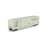 HO 50' FMC 5077 DD Offset Box Car, Primed For Grime LVRC Ex-UO #4219