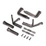 Header Set, Black Chrome: 22S Sprint