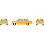 HO RTR 1950s  Sedan, Yellow