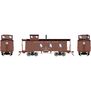 HO ATH 3-Window Wood Caboose, RI #17964