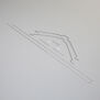 Pushrod Float Wire Set: 1.2m Clipped Wing Cub
