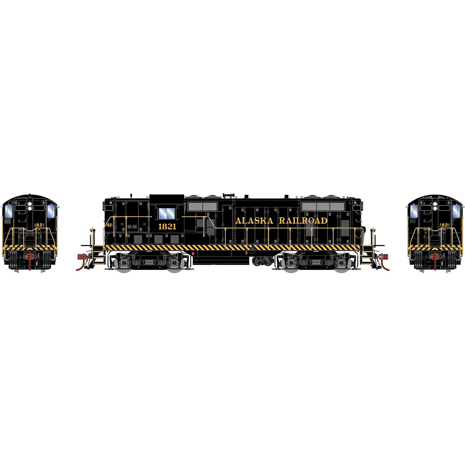 HO GEN GP7L Locomotive w/DCC & Sound, ARR #1821