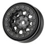 1/10 Denali Front/Rear 1.9" 12mm Rock Crawler Wheels (2) Black/Black