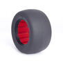 1/10 Slicks, Super Soft Tires with Red Inserts (2): Stadium Truck