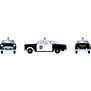 HO RTR 1950's Sedan,  Police