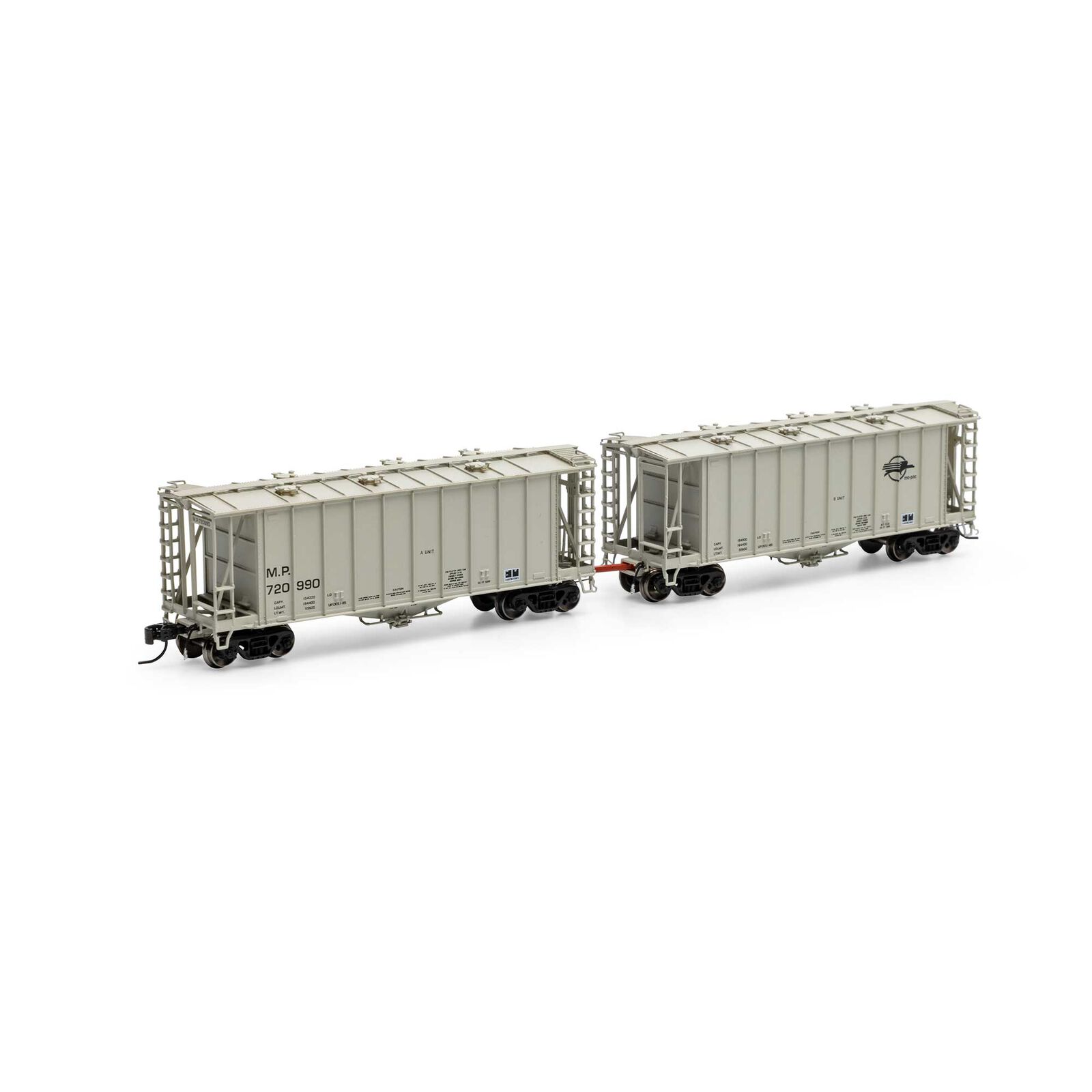N GATC 2600 Airslide Hopper, MP / Drawbar #720990(2)