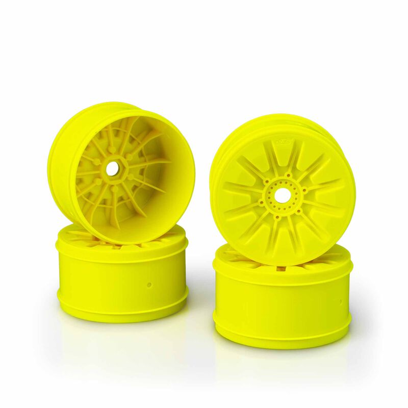 1/8 Pioneer 4.0" Truck Wheel, Yellow (4)