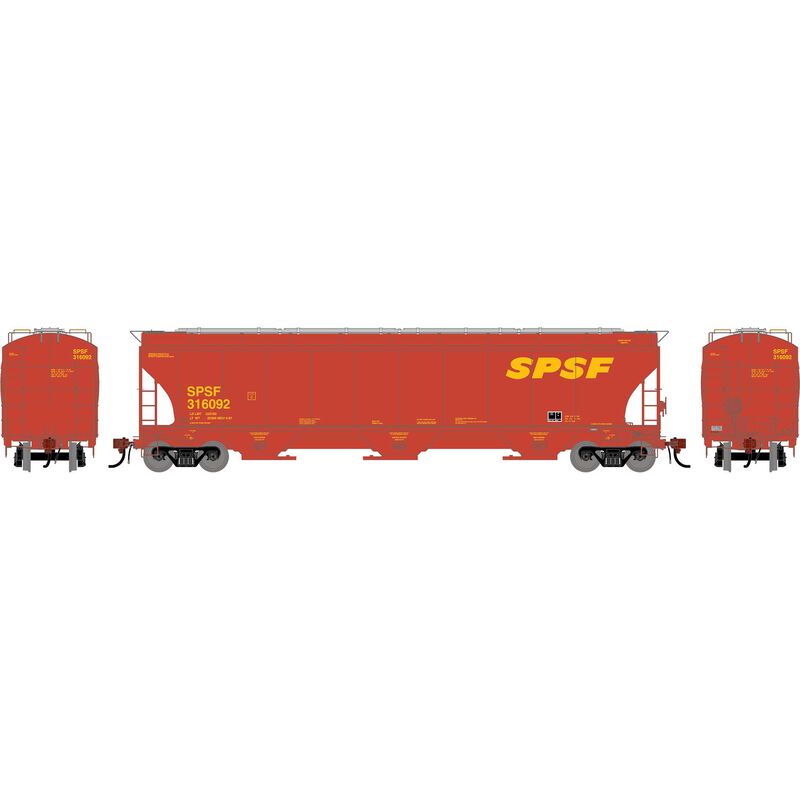 HO GEN Trinity 5161 Covered Hopper, Legendary Liveries SPSF #316092