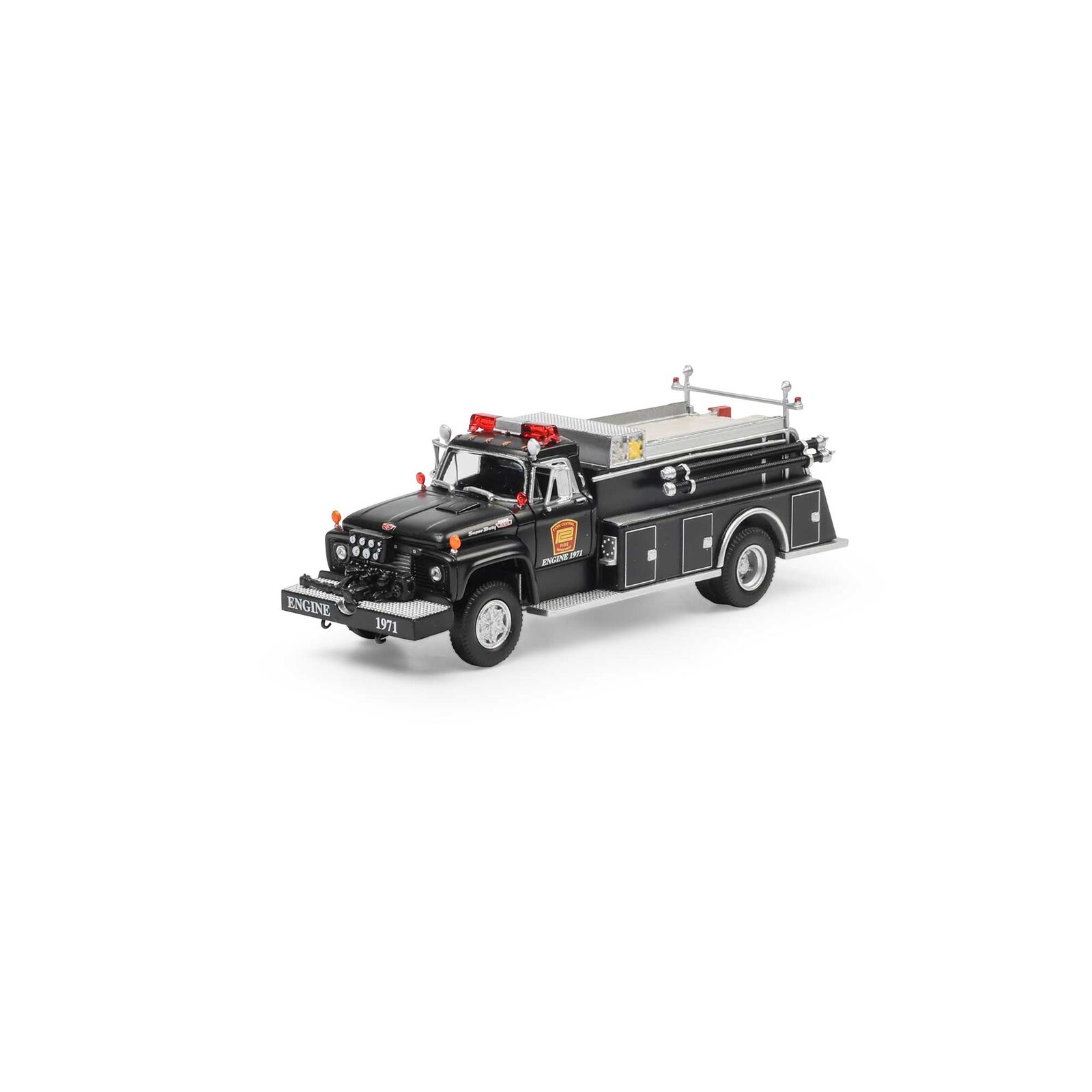 HO Ford F-850 Fire Truck, Penn Central #1971