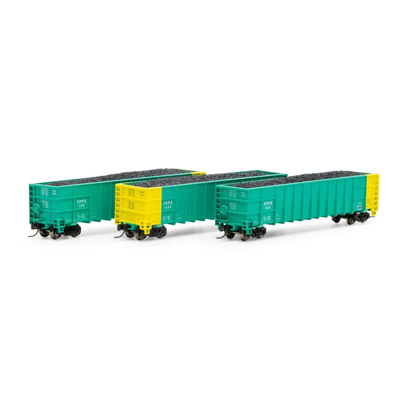 N Thrall High Side Gondola with Load, FPPX #1 (3)