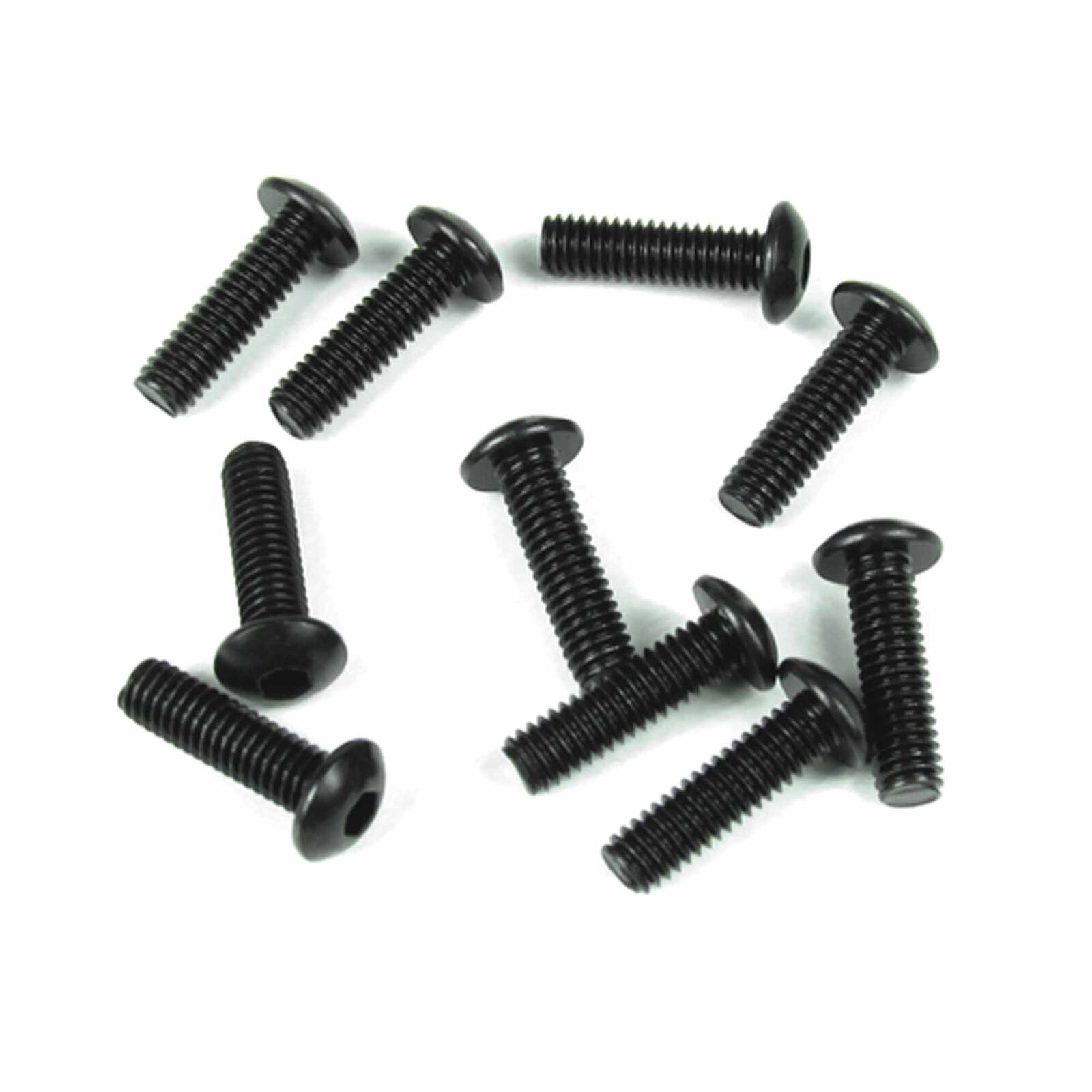 Button Head Screw M4x14mm Black (10)