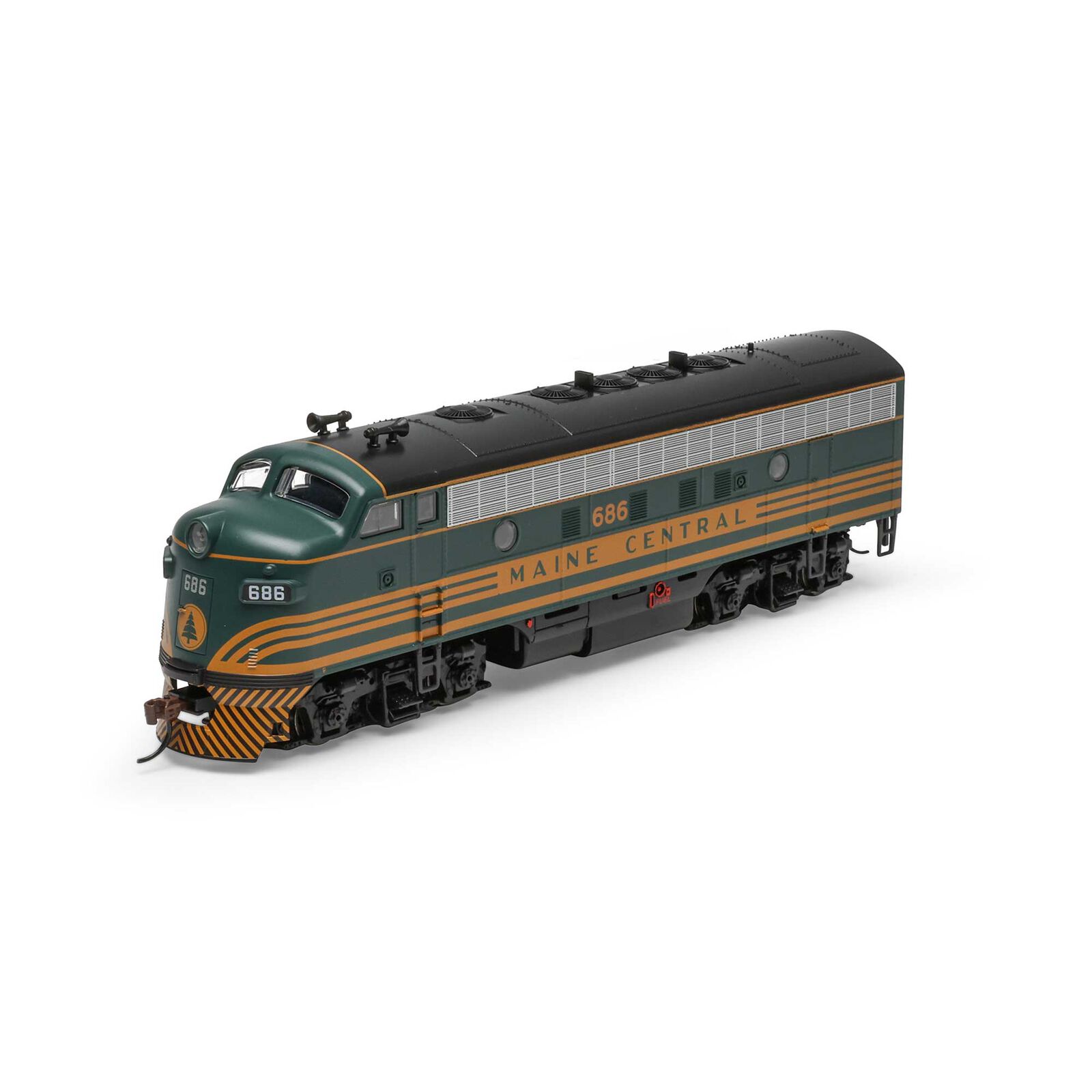 HO F7A Locomotive, MEC #686