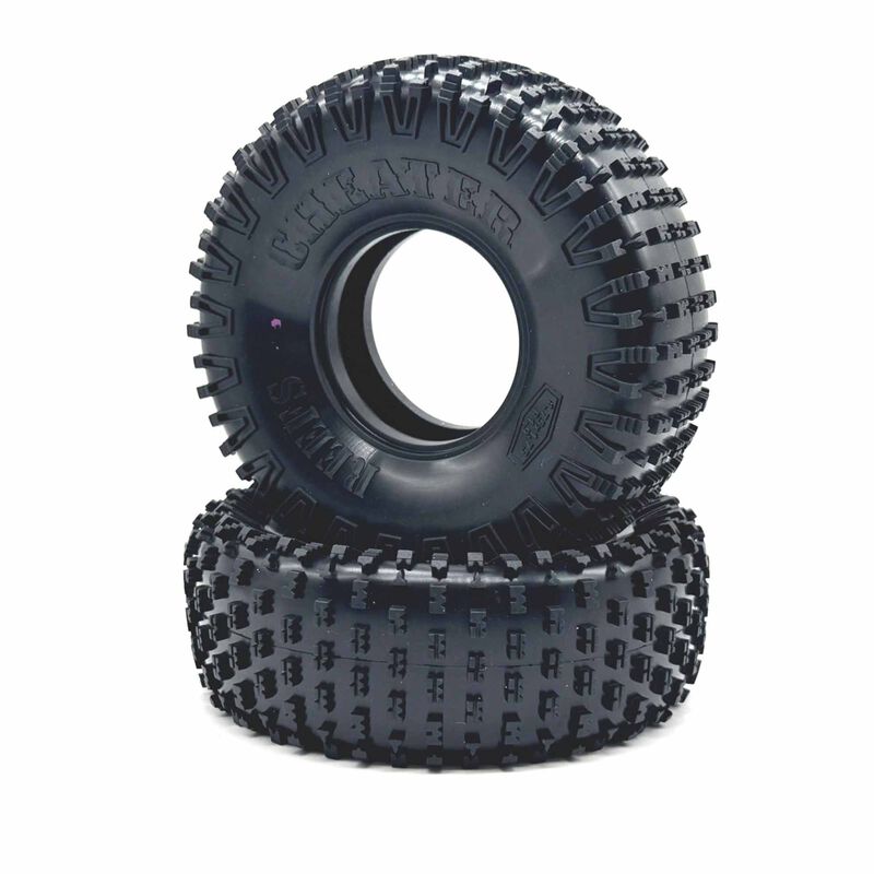 1/10 Cheaters 1.9" Rock Crawler Tires & Inserts, XP Compound (2)