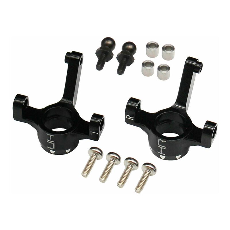 Front Aluminum Knuckle & Spindle Set, 1/24 Losi Micro-B