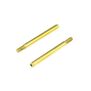 Shock Shafts, Front, Steel, TiNi Coated (2): EB410