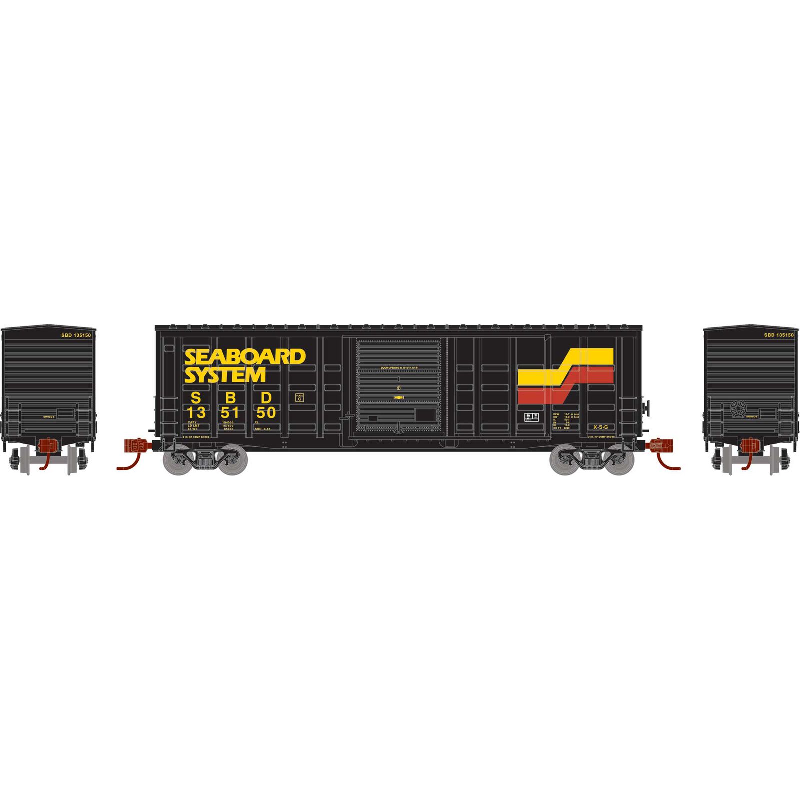 N 50' Waffle Box Car, SBD #135150