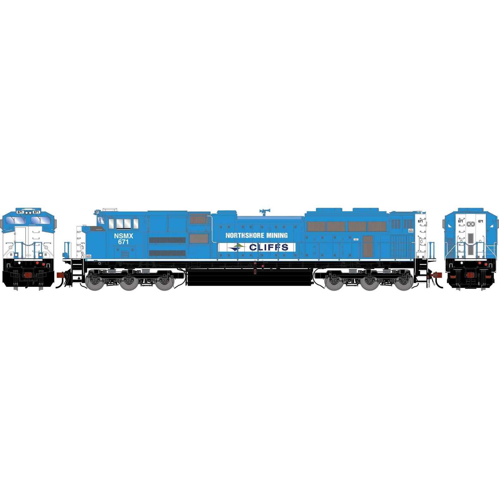 HO GEN SD70ACE Locomotive, NSMX #671