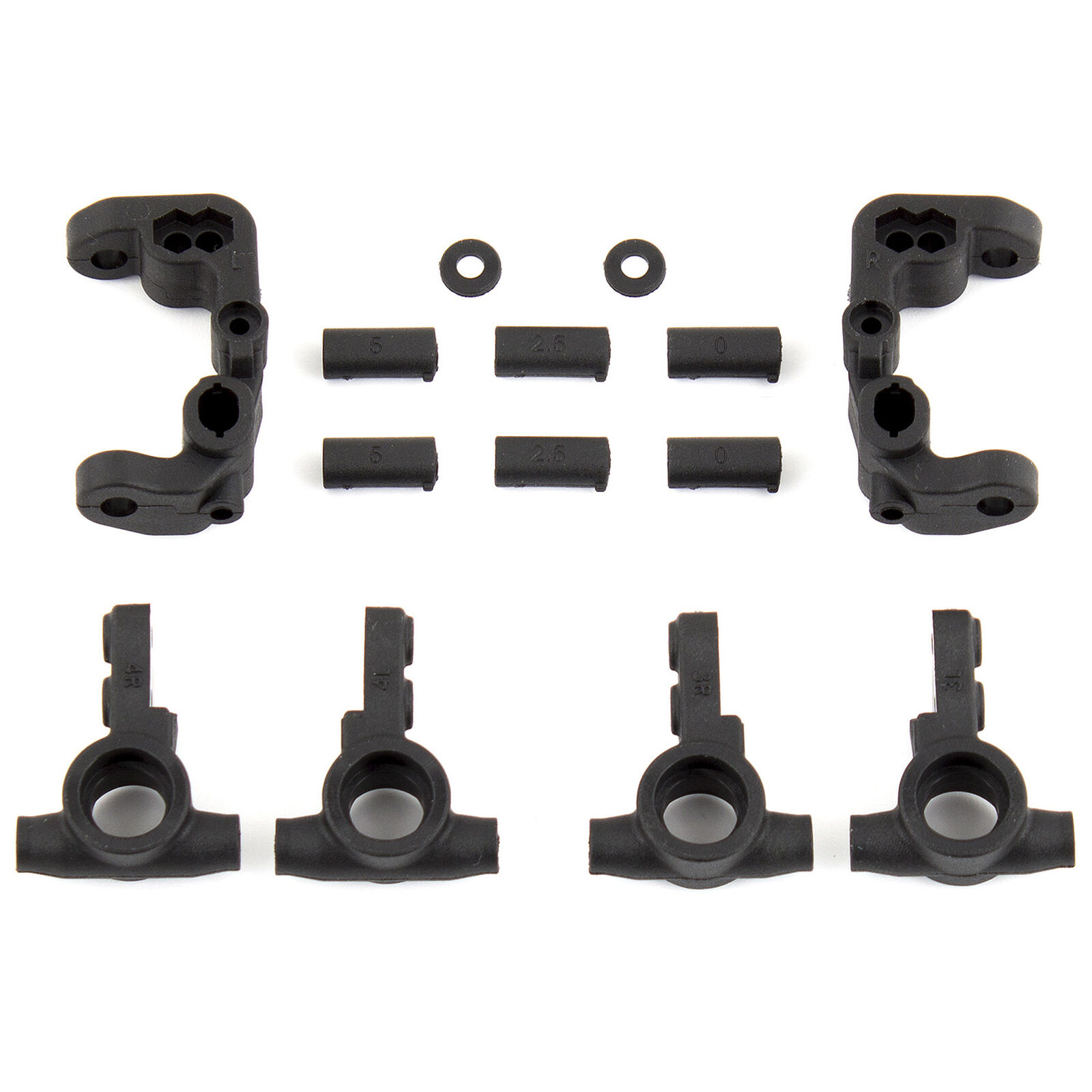 Caster and Steering Blocks, 1/10 Team Associated RC10B6.1