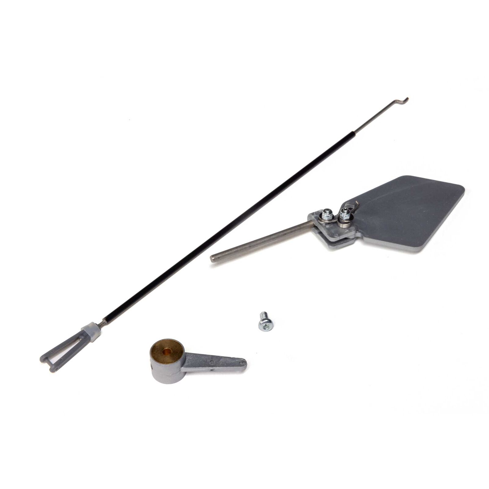 Water Rudder with Pushrod, Silver, 39.5" Floats