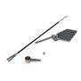 Water Rudder with Pushrod, Silver, 39.5" Floats