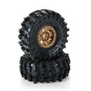 1/10 Limited Edition Mickey Thompson Baja Pro X G8 1.9" Crawler Tires Mounted 12mm Bronze Impulse (2)