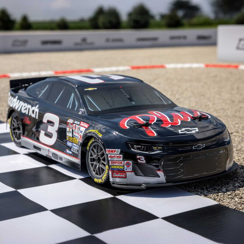 1/12 NASCAR RC Racecar RCR No. 3 GM Goodwrench Chevrolet ZL1 2S AWD RTR Brushed On-Road (Battery & Charger Included), Black