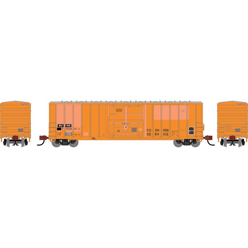 HO ATH 50' FMC 5327 12' Plug Door Box Car, Primed for Grime RVPR #77027