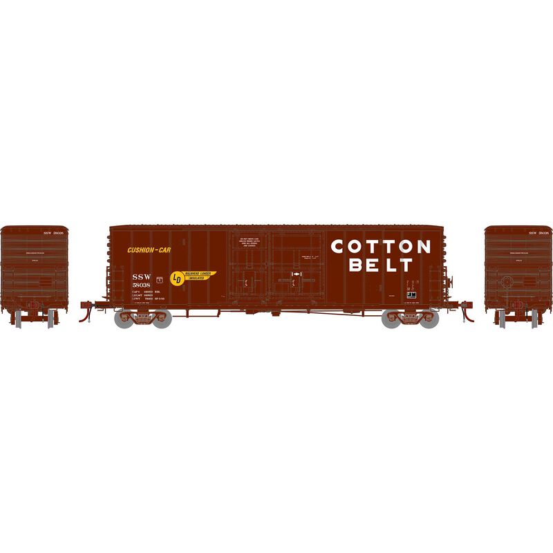 HO GEN 50' PC&F Box Car w/ 8'&6' Youngstown Plug Door, SSW 'Cushion Car' #58038