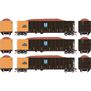 N Thrall High Side Gondola with Load, DJJX #3 (3)