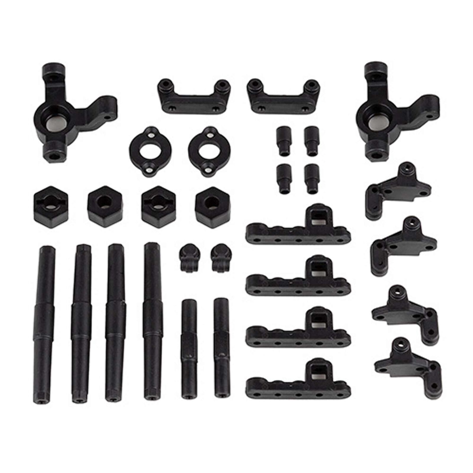 Steering Blocks & Frame Mount Spacers Set, 1/12 Element Enduro12
