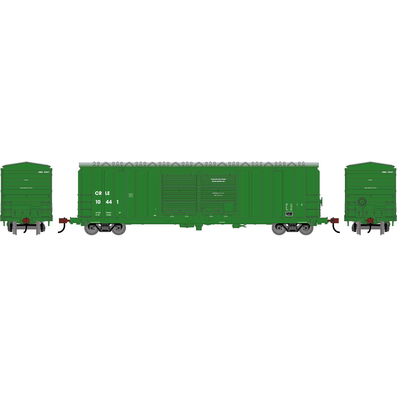 HO 50' FMC 5283 Double Door Box Car, CRLE #10441