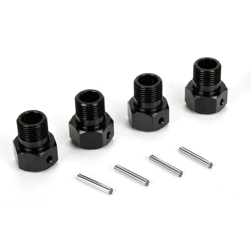 Wheel Hex Black and Pin (4): MTXL/DBXL-E/DBXL 2.0 Wheel Hex Black and Pin (4): MTXL/DBXL-E/DBXL 2.0