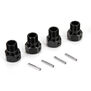 Wheel Hex Black and Pin (4): MTXL/DBXL-E/DBXL 2.0