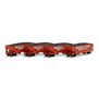 HO 34' 2-Bay Rib Side Hopper with Load, WDLX #1 (4)
