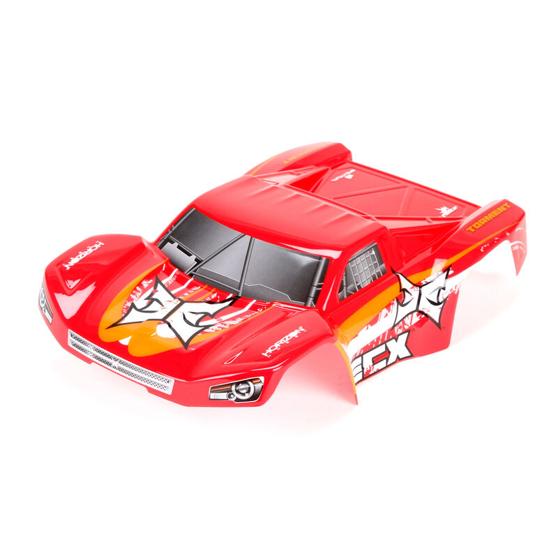 1/18 Painted Body Set, Red/Orange: 4WD Torment