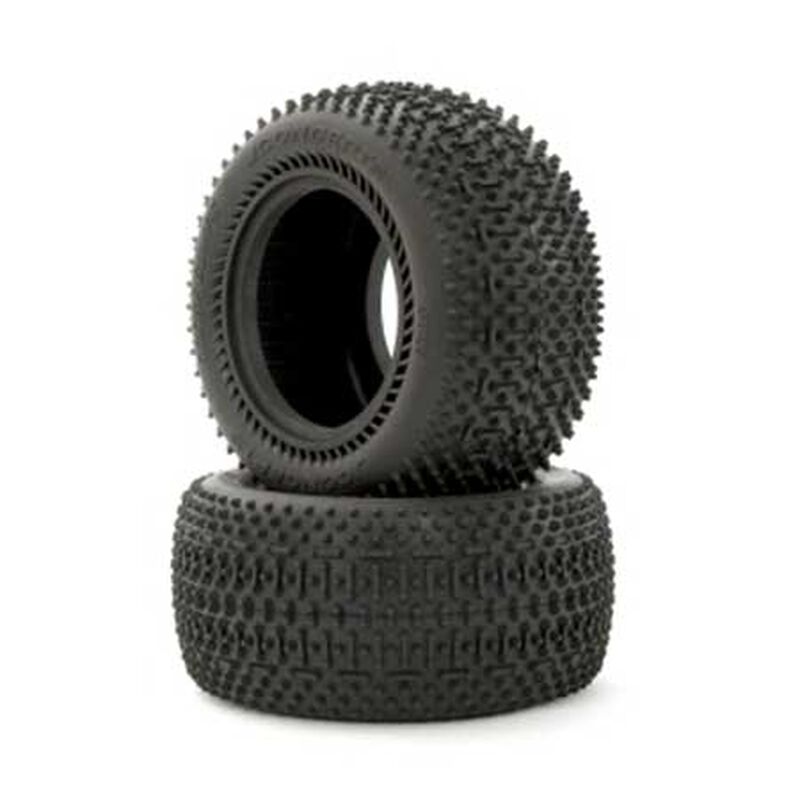 1/10 Goose Bumps 2.2&rdquo; Truggy Tires and Inserts, Green Compound (2)