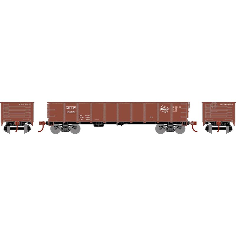 HO RND 40' Gondola, MILW #93205