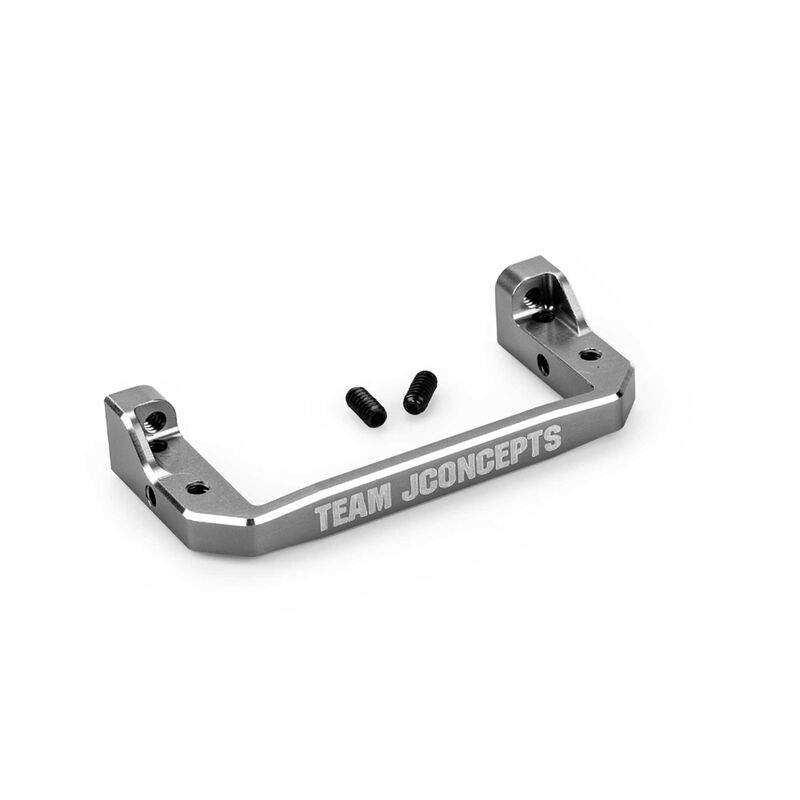 Aluminum Servo Mount Bracket, 1/10 Team Associated RC10/ RC10T/ RC10GT, Gun Metal
