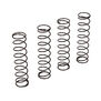 Shock Spring, Black, Set (4): 1/10 4WD All