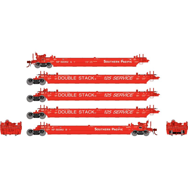 HO Gunderson Maxi-Stack II Well Cars, SP #513382 (5)