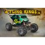 1/10 Fling Kings Jr. 2.2&rdquo; Monster Truck Tires with Inserts, Gold Compound (2)